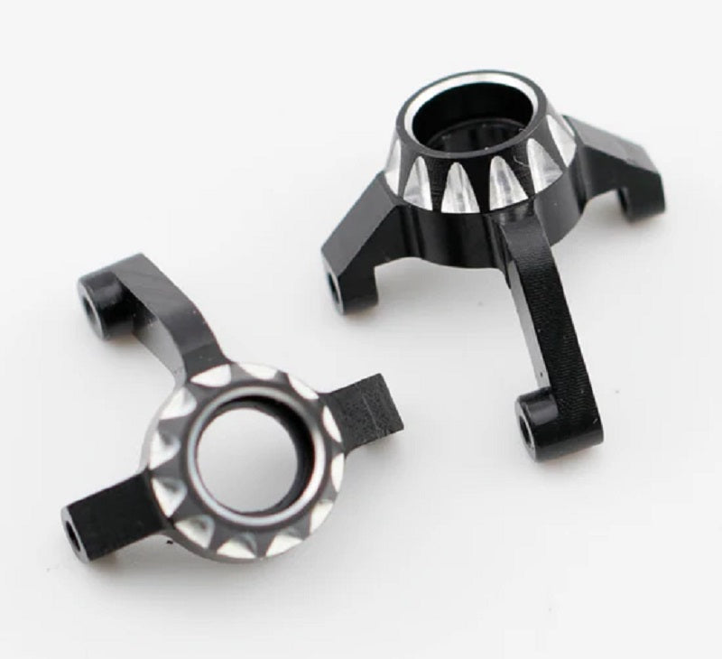 Front Aluminum Knuckle & Spindle Set, for 1/24 Losi