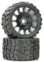 Raptor Belted Monster Truck Wheel / Tires (pr.) Race Soft