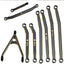 Brass High Clearance Chassis Links, for Axial SCX24 Jeep /
