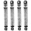Aluminum 54mm Long Travel Shocks 1/24, Grey, for Axial