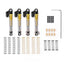 Aluminum 45mm Long Shocks Front & Rear, for Axial SCX24,