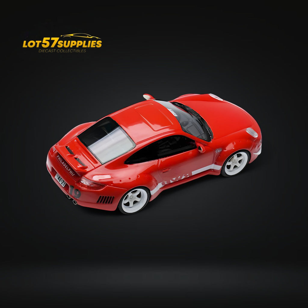 RWB Porsche RWB 997 PHILADELPHIA Racing Style 1:64 Resin - Collectors World Toys