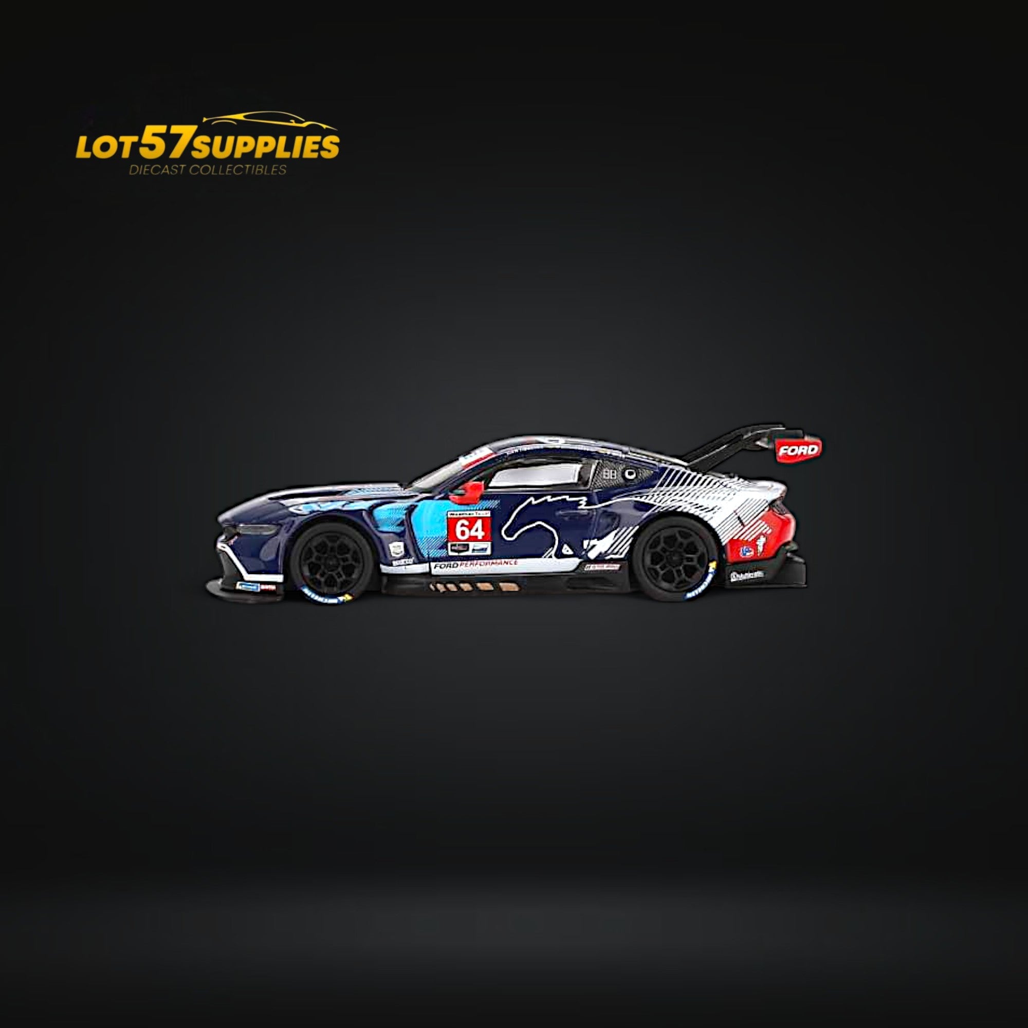 (Pre-Order) Mini-GT Ford Mustang GT3 #64 FMM 2024 IMSA Daytona 24 Hrs #898 1:64 - Collectors World Toys