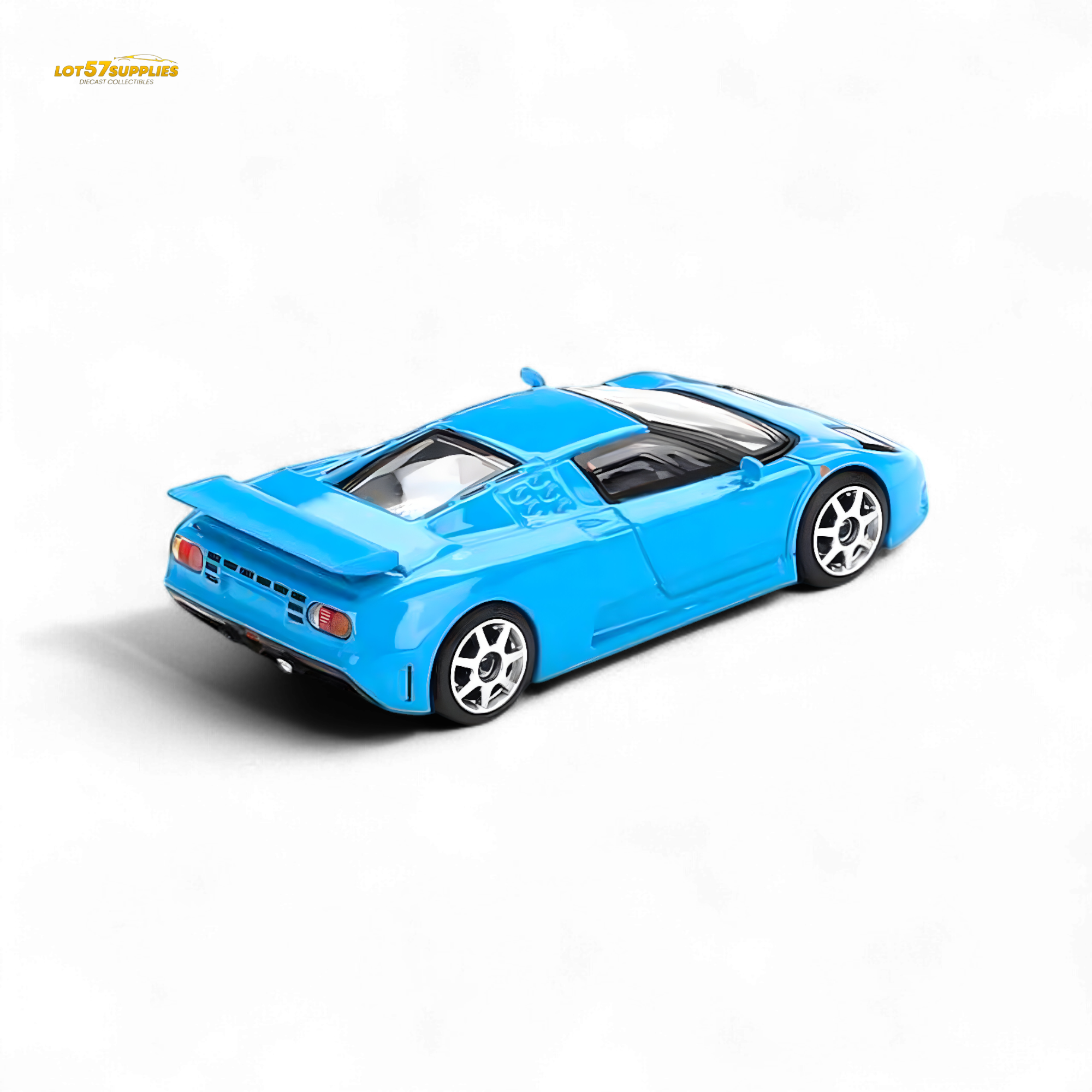 Mini-GT Bugatti EB110 Super Sport Blu Bugatti #890 1:64 - Collectors World Toys