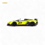 Mini-GT Lamborghini Aventador SVJ 63 Roadster Verde Shock #887 1:64