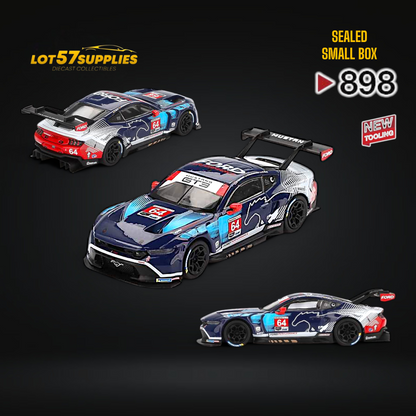 (Pre-Order) Mini-GT Ford Mustang GT3 #64 FMM 2024 IMSA Daytona 24 Hrs #898 1:64 - Collectors World Toys