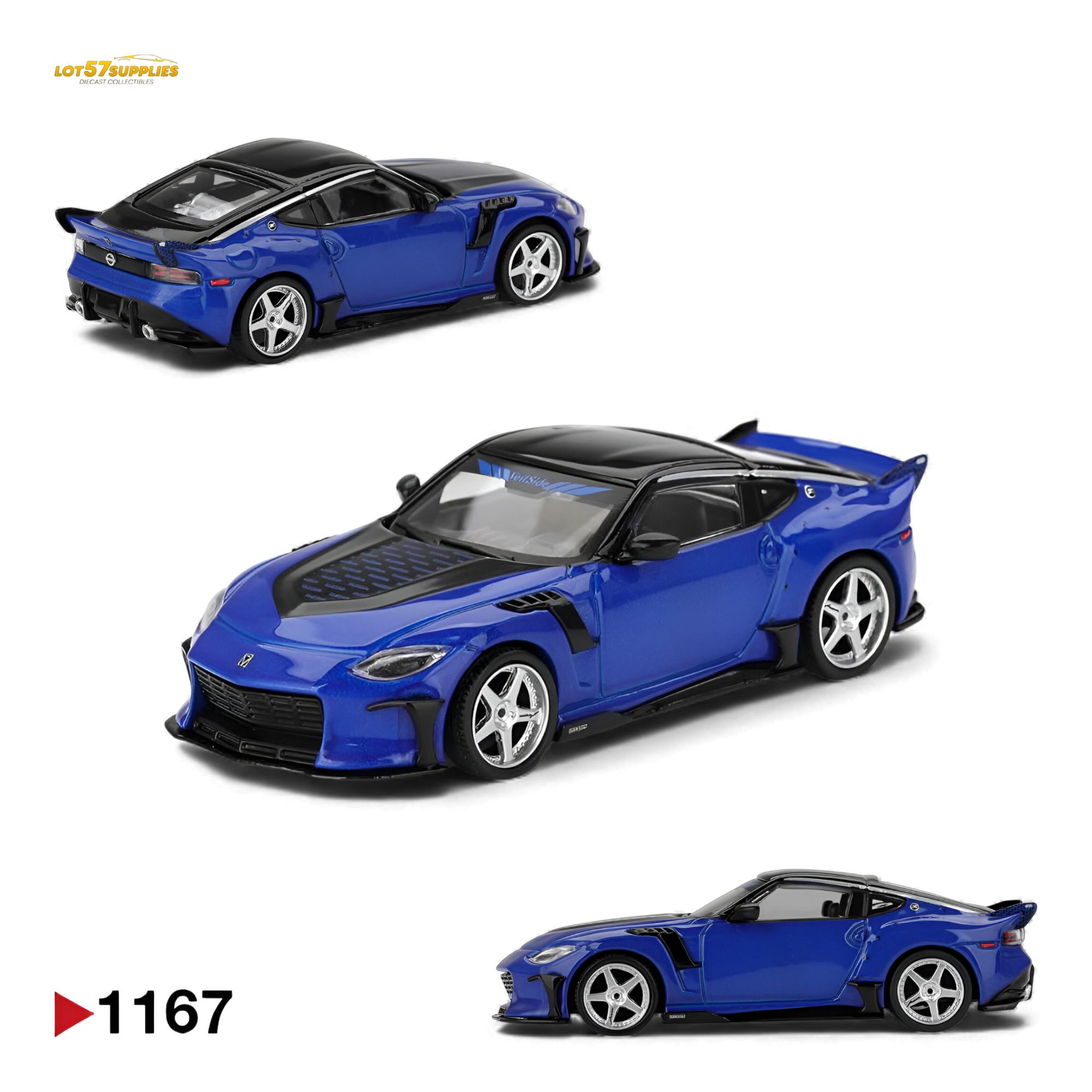 (Pre-Order) Mini-GT Nissan Z VeilSide FFZ400 - Seiran Blue 1:64 Main image