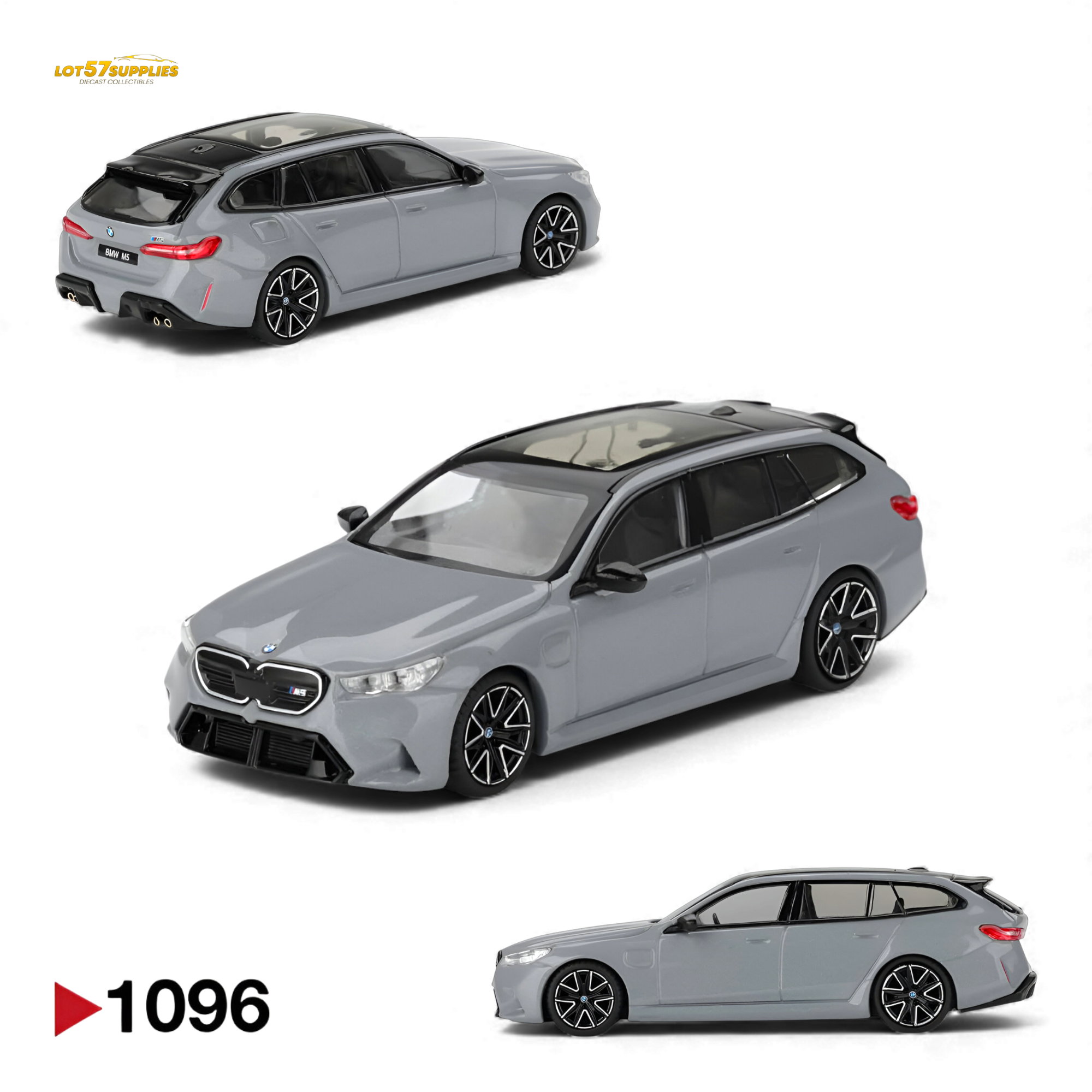 (Pre-Order) Mini GT BMW M5 Touring (G99) - Brooklyn Grey Metallic 1:64
