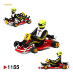 (Pre-Order) Mini GT Senna Kart Formula K #9 1981 Karting World Championship 1:64