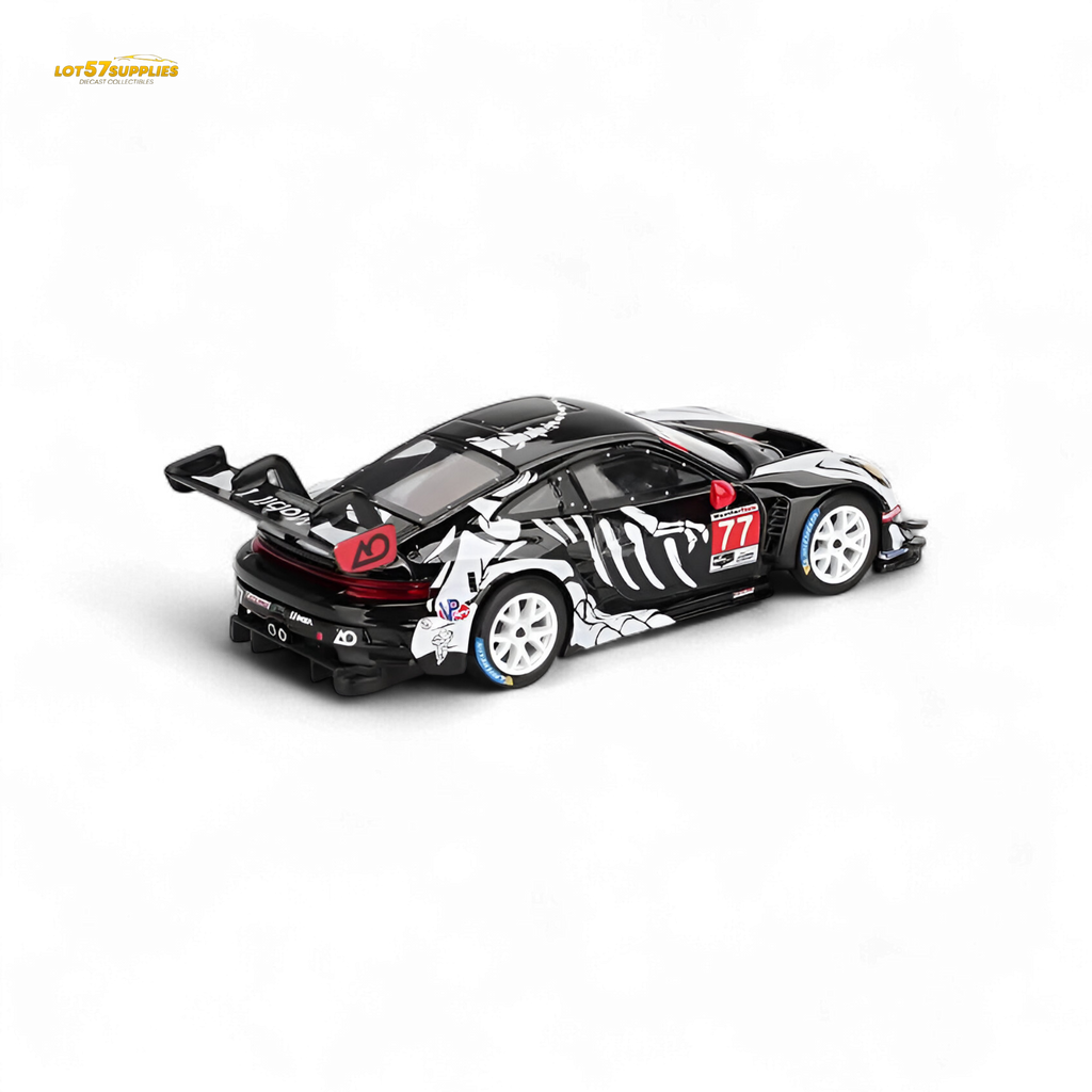 (Pre-Order) MiniGT Porsche 911 GT3 R - #77 AQ Racing 2025 IMSA Petit Le Mans Skeleton - 1:64