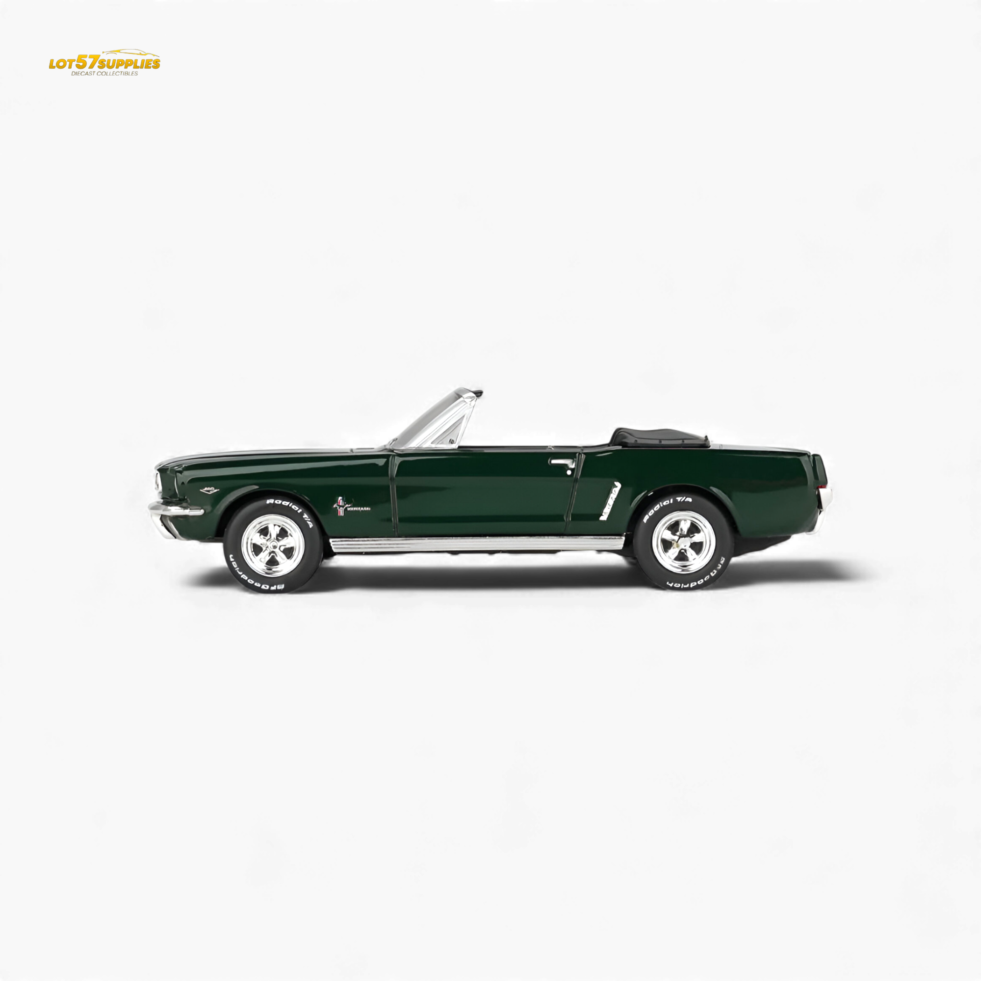 (Pre-Order) Mini-GT Ford Mustang Convertible 1964 - Highland Green 1:64