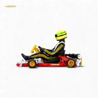 (Pre-Order) Mini GT Senna Kart Formula K #9 1981 Karting World Championship 1:64