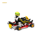 (Pre-Order) Mini GT Senna Kart Formula K #9 1981 Karting World Championship 1:64