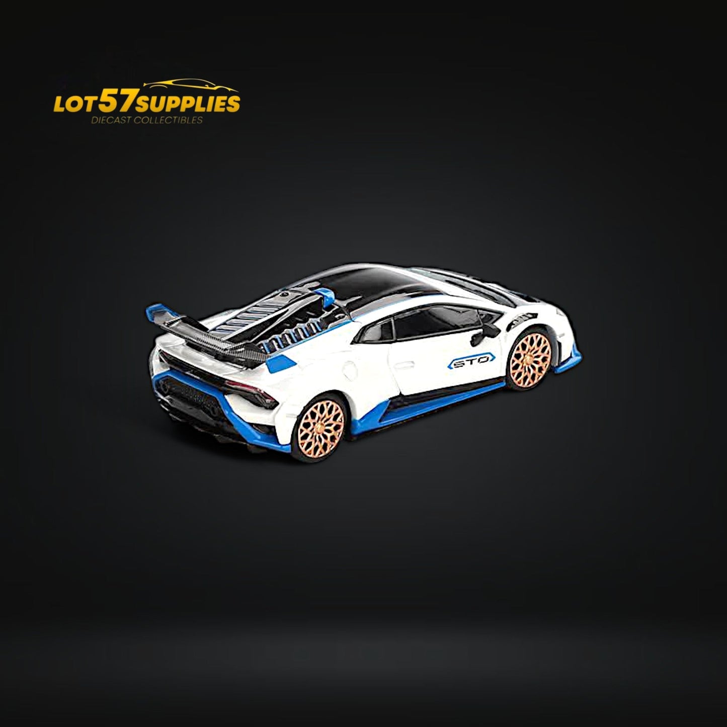 (Pre-Order) Mini-GT Lamborghini Huracán STO Bianco Asopo #788 1:64 - Collectors World Toys