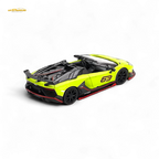 Mini-GT Lamborghini Aventador SVJ 63 Roadster Verde Shock #887 1:64
