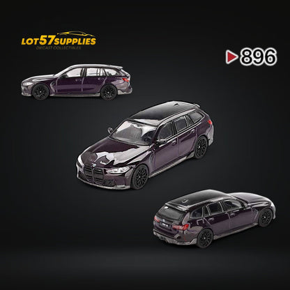 (Pre-Order) Mini-GT BMW M3 M Performance Touring Daytona Violet #896 1:64 - Collectors World Toys