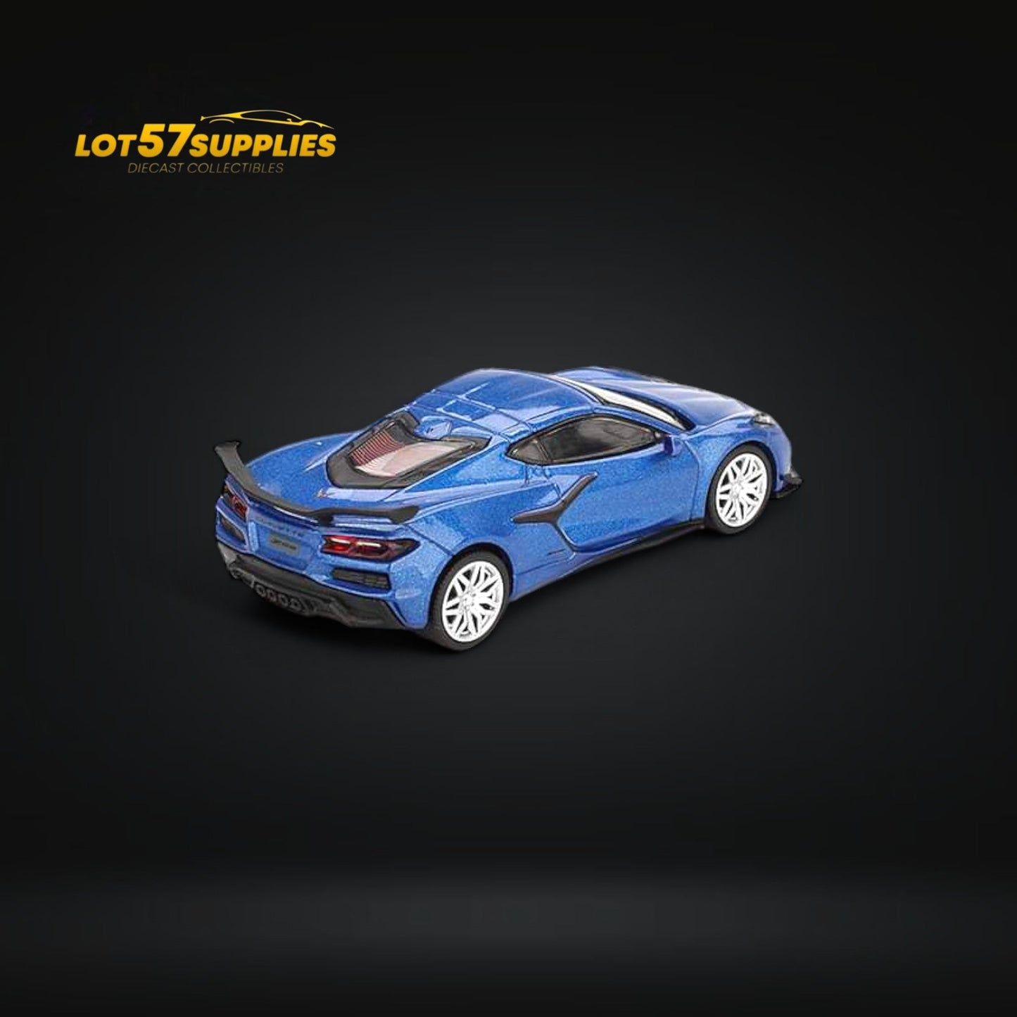 (Pre-Order) Mini-GT Chevrolet Corvette Z06 2023 Elkhart Lake Blue Metallic #892 1:64 - Collectors World Toys
