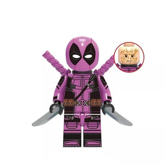 Pink Mercenary Custom Minifig - Collectors World Toys Hover Image