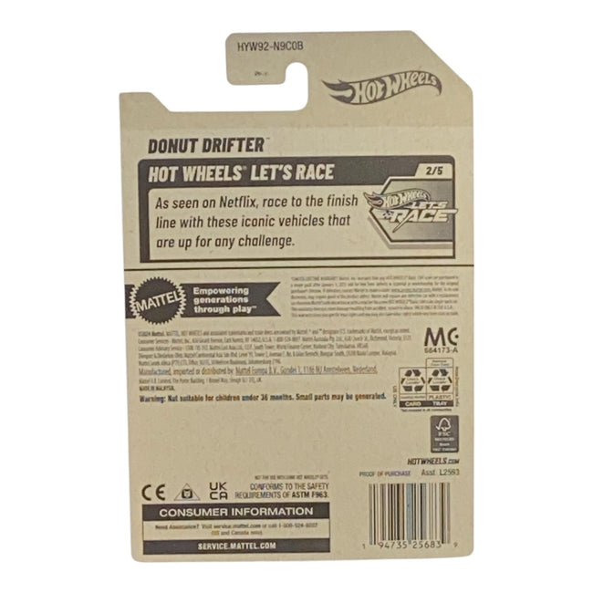 Hot Wheels Donut Drifter - Let's Race Series 2/5 Main Image