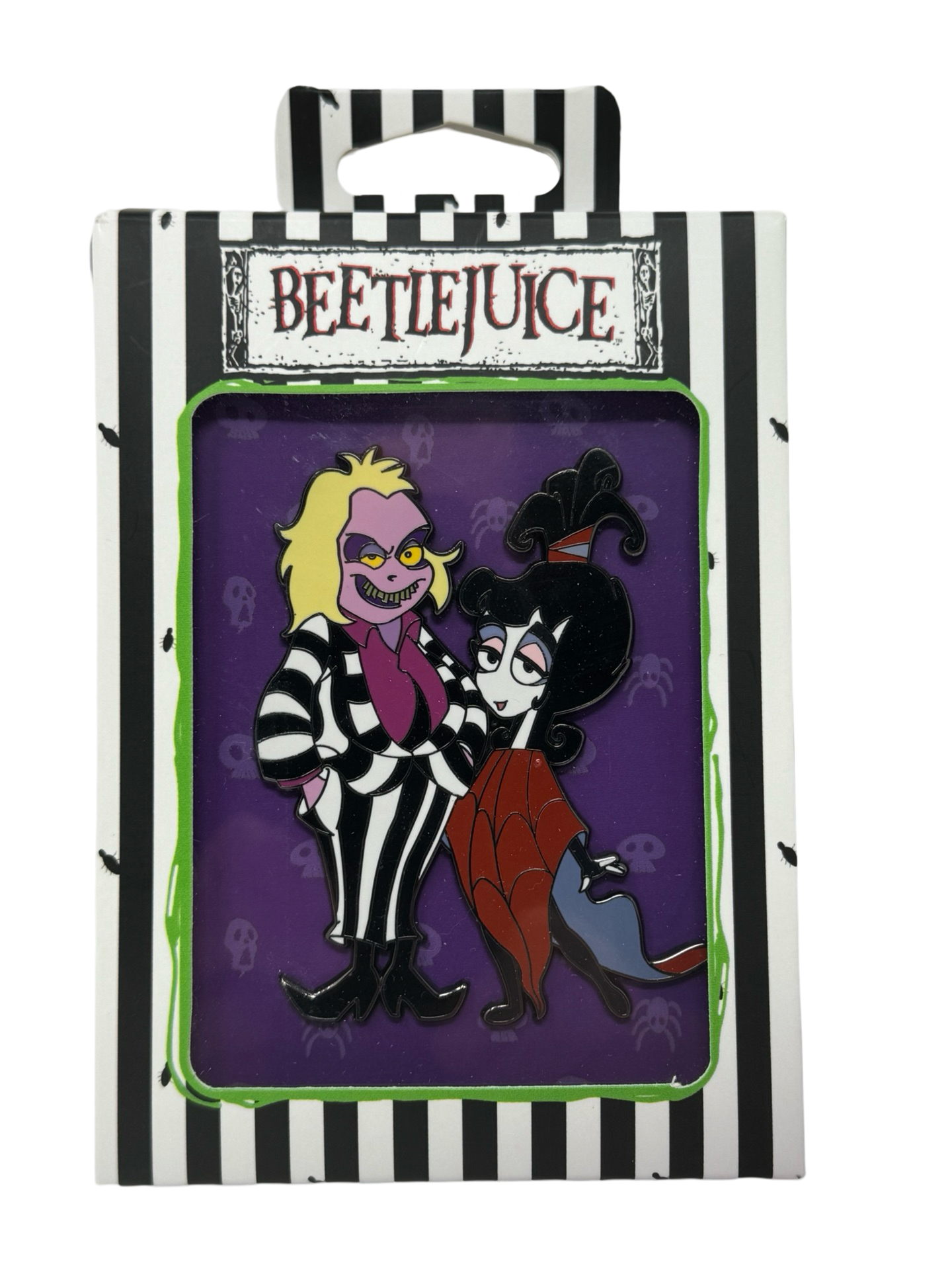 Animated Beetlejuice 3” Collector Box Pin Comic Spot / Unknown Comics Exclusive (09/25/024) Main image