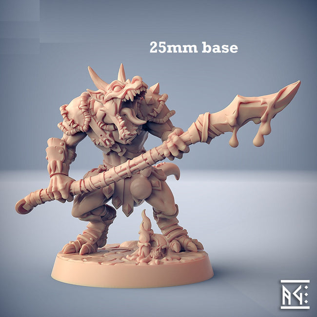 Plague-Mine Kobold: Sculpt E (Male Kobold Warrior) - Hover Image