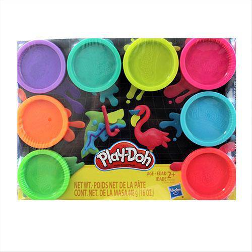 Play-Doh 8 Pack - Neon -