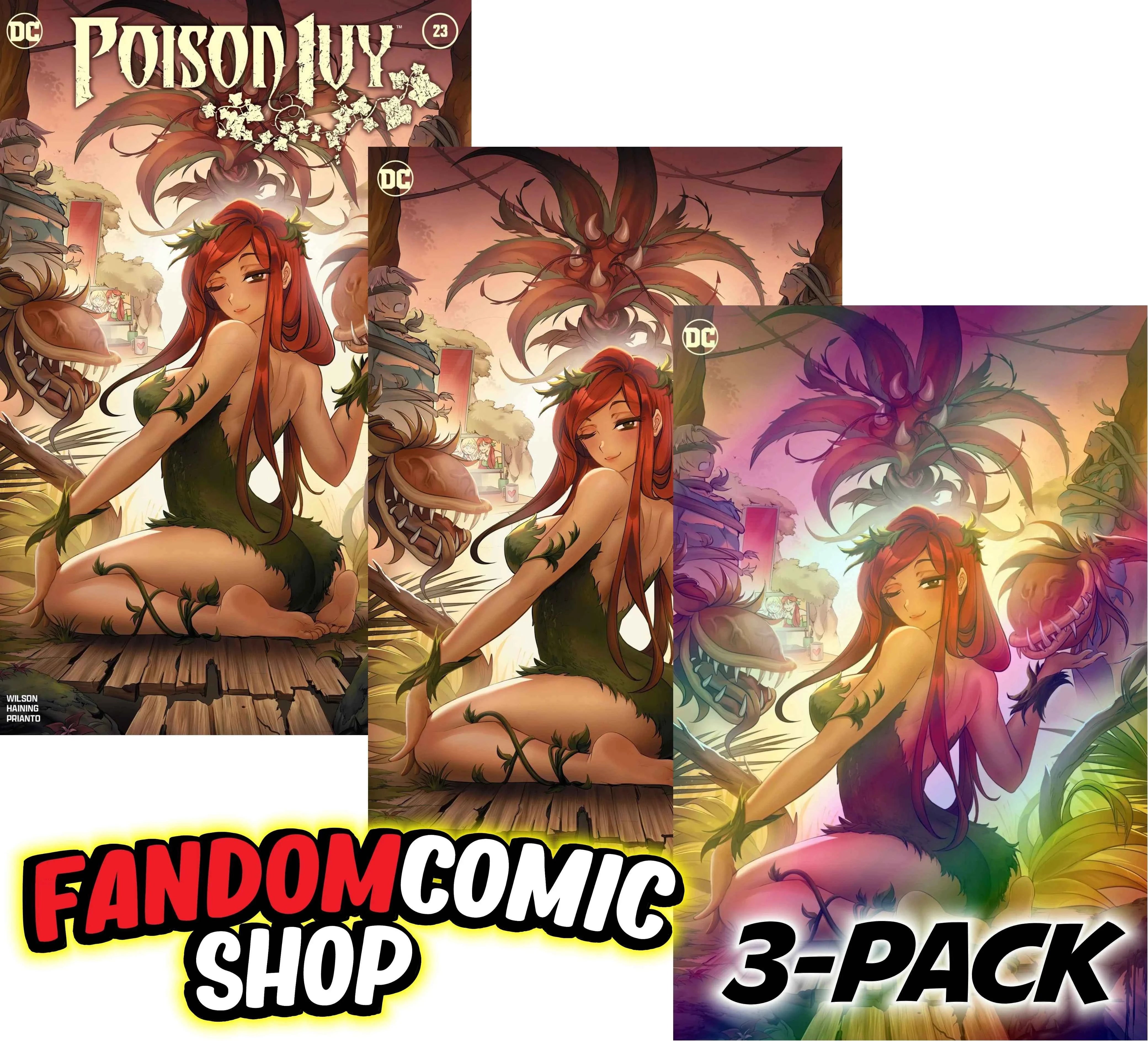 POISON IVY #23 (RACHTA LIN EXCLUSIVE TRADE/VIRGIN/FOIL VARIANT SET)(2024) ~ DC Comics Main image