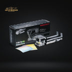 MicroTurbo Dekotora Flatbed Tow Truck With Stickers 1:64 - Collectors World Toys