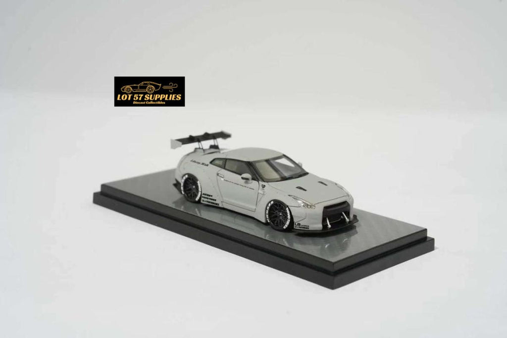 Error404 LB-Works Nissan Skyline GT-R R35 Fighter Grey / Candy Red Limited to 299 Pcs Each 1:64 - Collectors World Toys