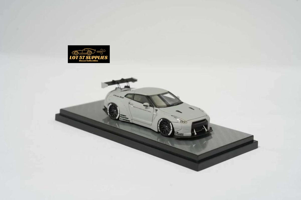 Error404 LB-Works Nissan Skyline GT-R R35 Fighter Grey / Candy Red Limited to 299 Pcs Each 1:64 - Collectors World Toys