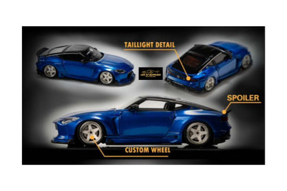 Error404 Nissan 400Z Candy blue Limited to 499 Units 1:64 Resin Model