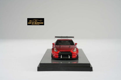 Error404 LB-Works Nissan Skyline GT-R R35 Fighter Grey / Candy Red Limited to 299 Pcs Each 1:64
