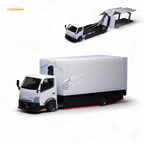 MicroTurbo HINO 300 Custom Wing Truck Limited to 1,000 Pcs & Stickers Included 1:64 - Collectors World Toys