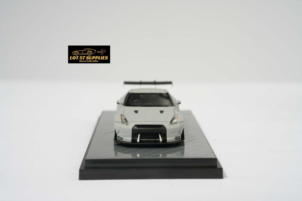 Error404 LB-Works Nissan Skyline GT-R R35 Fighter Grey / Candy Red Limited to 299 Pcs Each 1:64 - Collectors World Toys