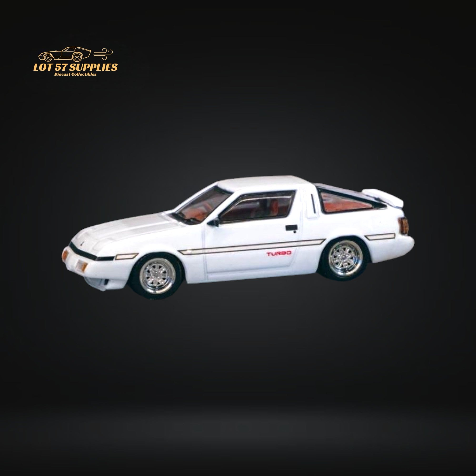 Tarmac Works Road64 Mitsubishi Starion White T645-055-WHT 1:64 Main image