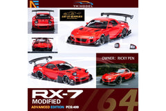 (Pre-Order) YM Model Mazda RX-7 Modified Limited to 499 Pcs 1:64 (Licensed Product) - Collectors World Toys