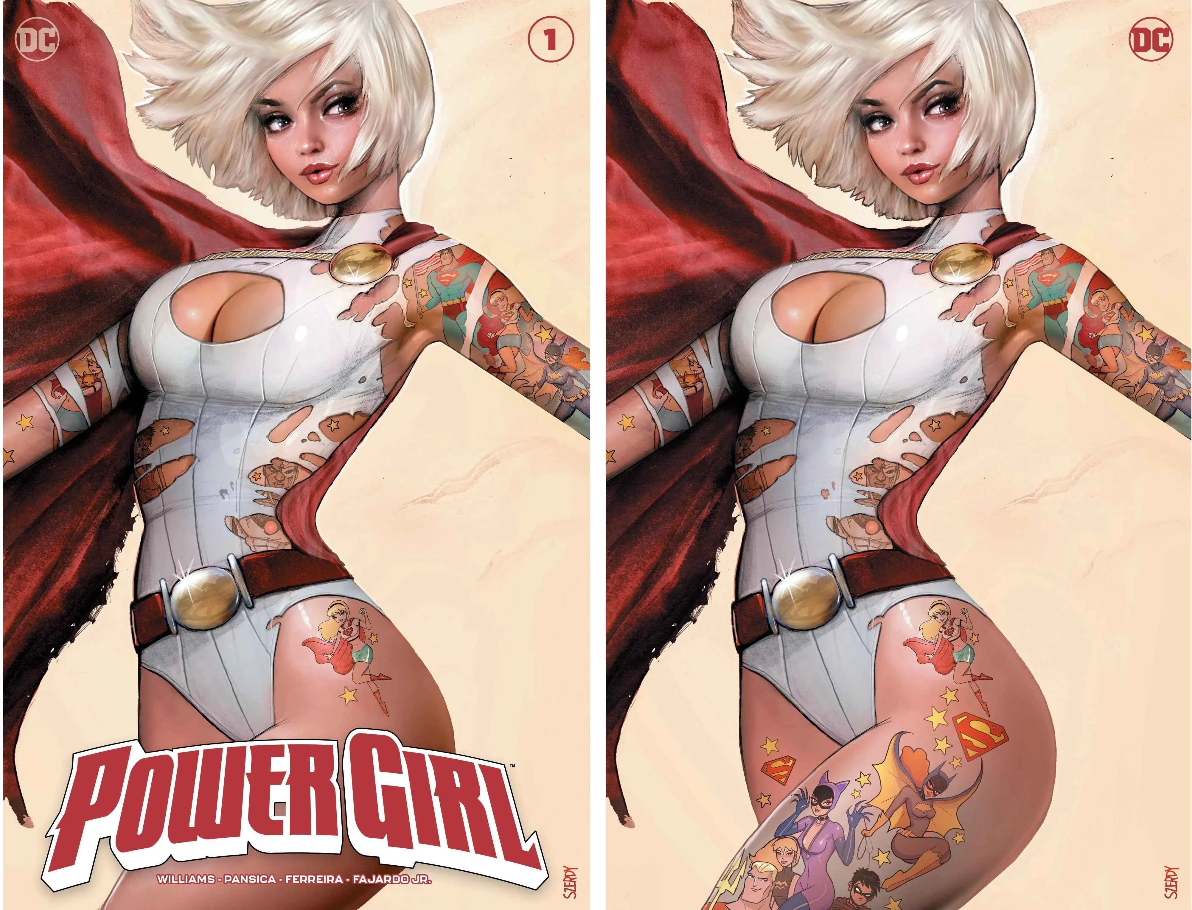 POWER GIRL #1 (NATHAN SZERDY EXCLUSIVE TRADE/VIRGIN VARIANT SET)(2023) Main image