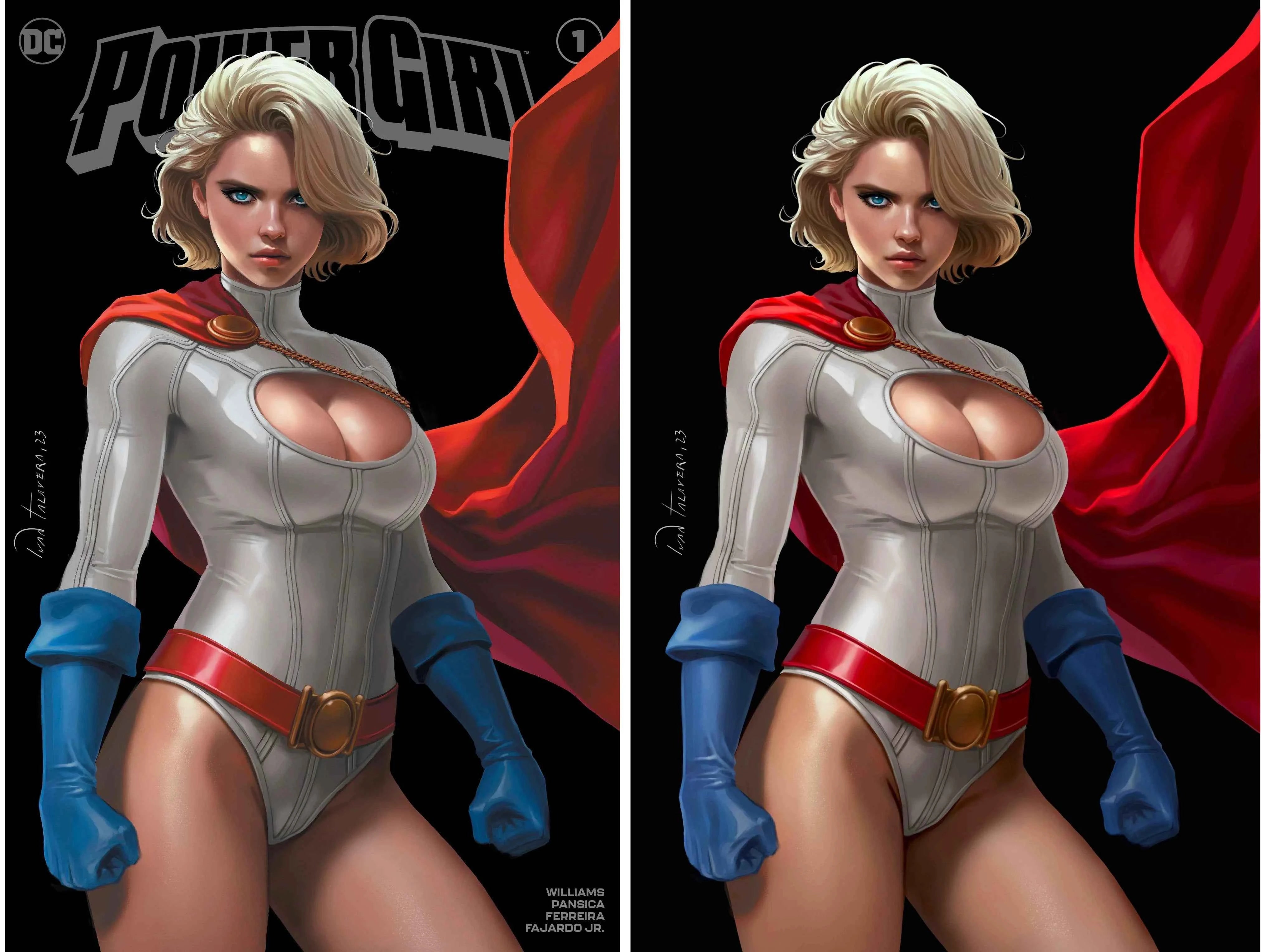 POWER GIRL #1 (IVAN TALAVERA EXCLUSIVE TRADE/VIRGIN VARIANT SET)(2023) Main image