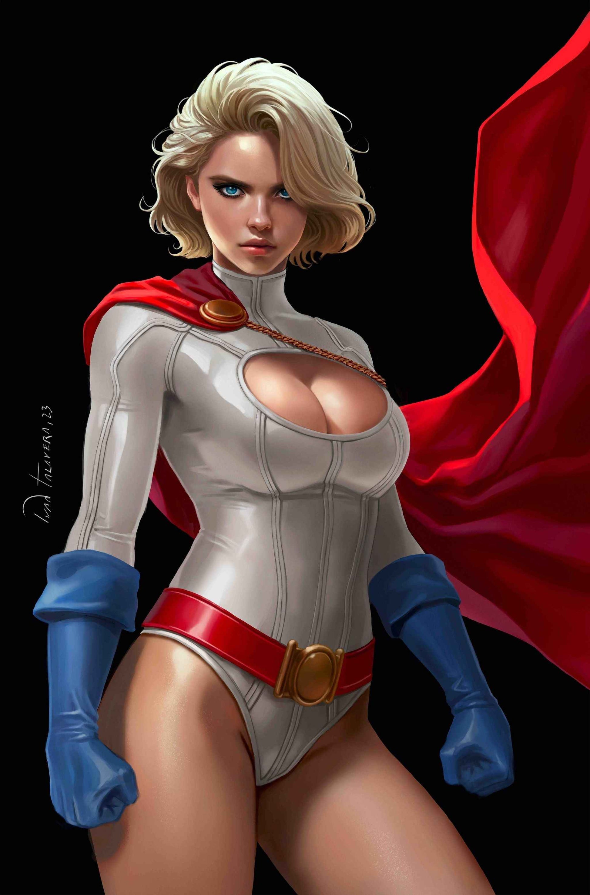 POWER GIRL #1 (NATHAN SZERDY/IVAN TALAVERA EXCLUSIVE TRADE/VIRGIN VARIANT SET OF 4)(2023)