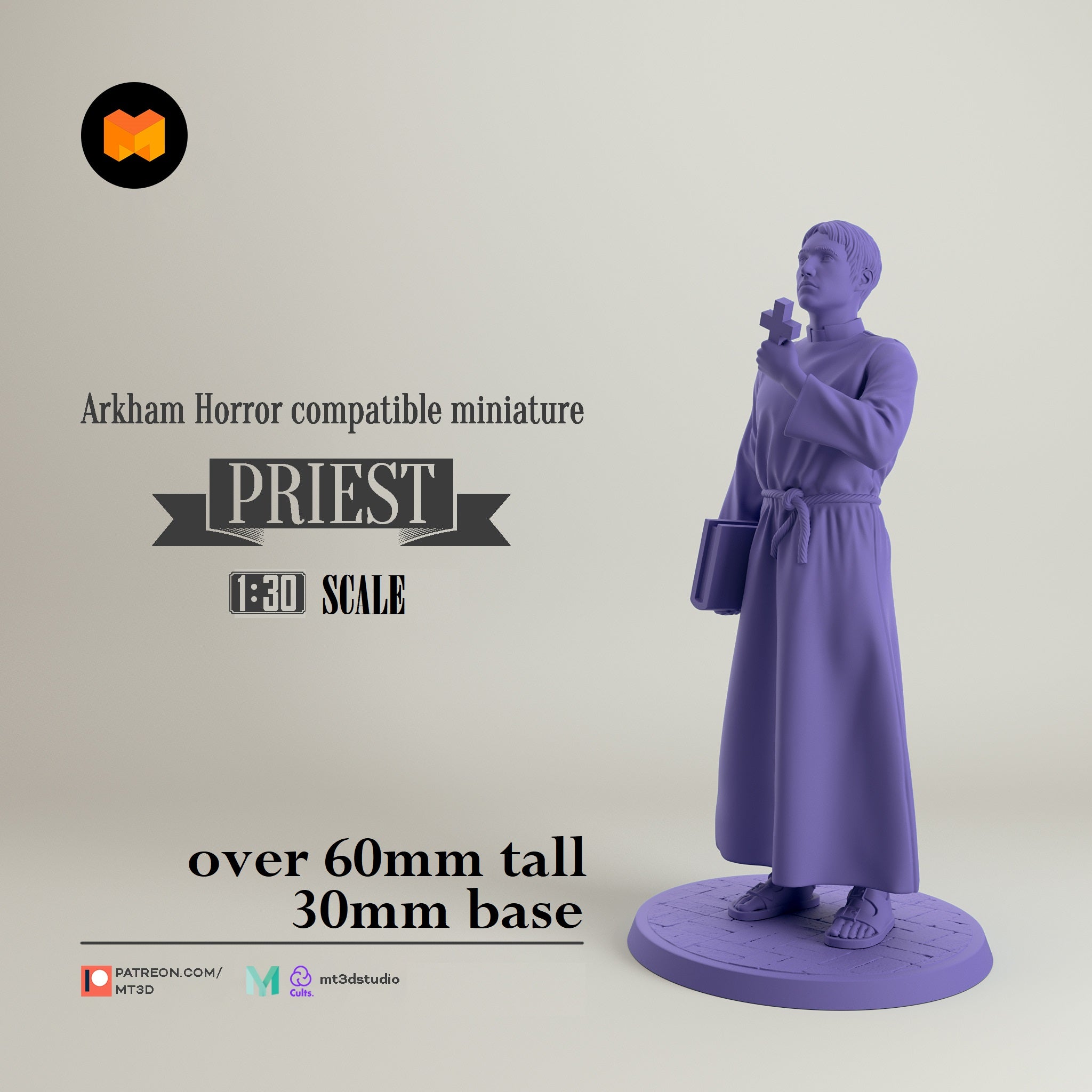 Arkham Compatible Investigator: The Priest (Father Mateo) Main image