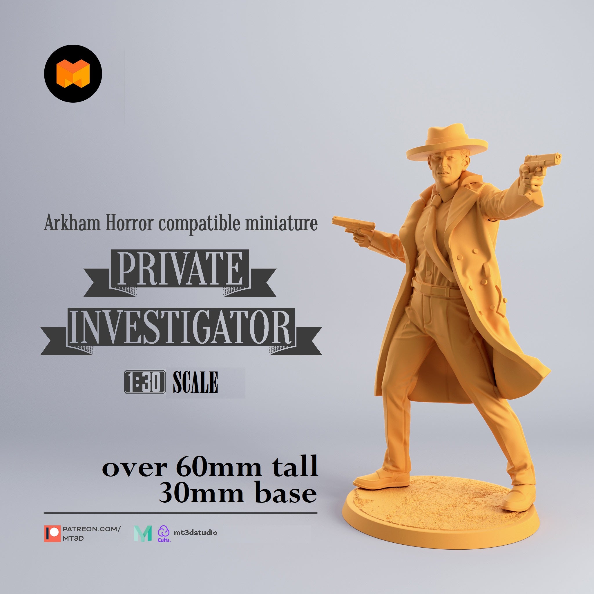 Arkham Compatible Investigator: The Private Investigator (Joe Diamond) Main image