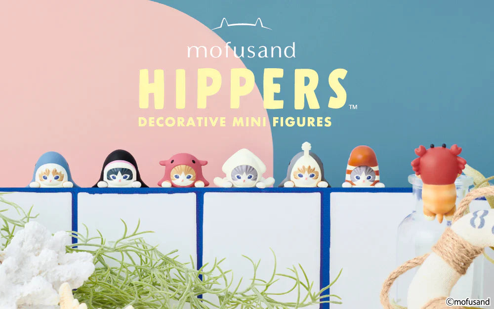 HIPPERS Mofusand Blind Box - Official Japanese Cat Collectible Figure Main image