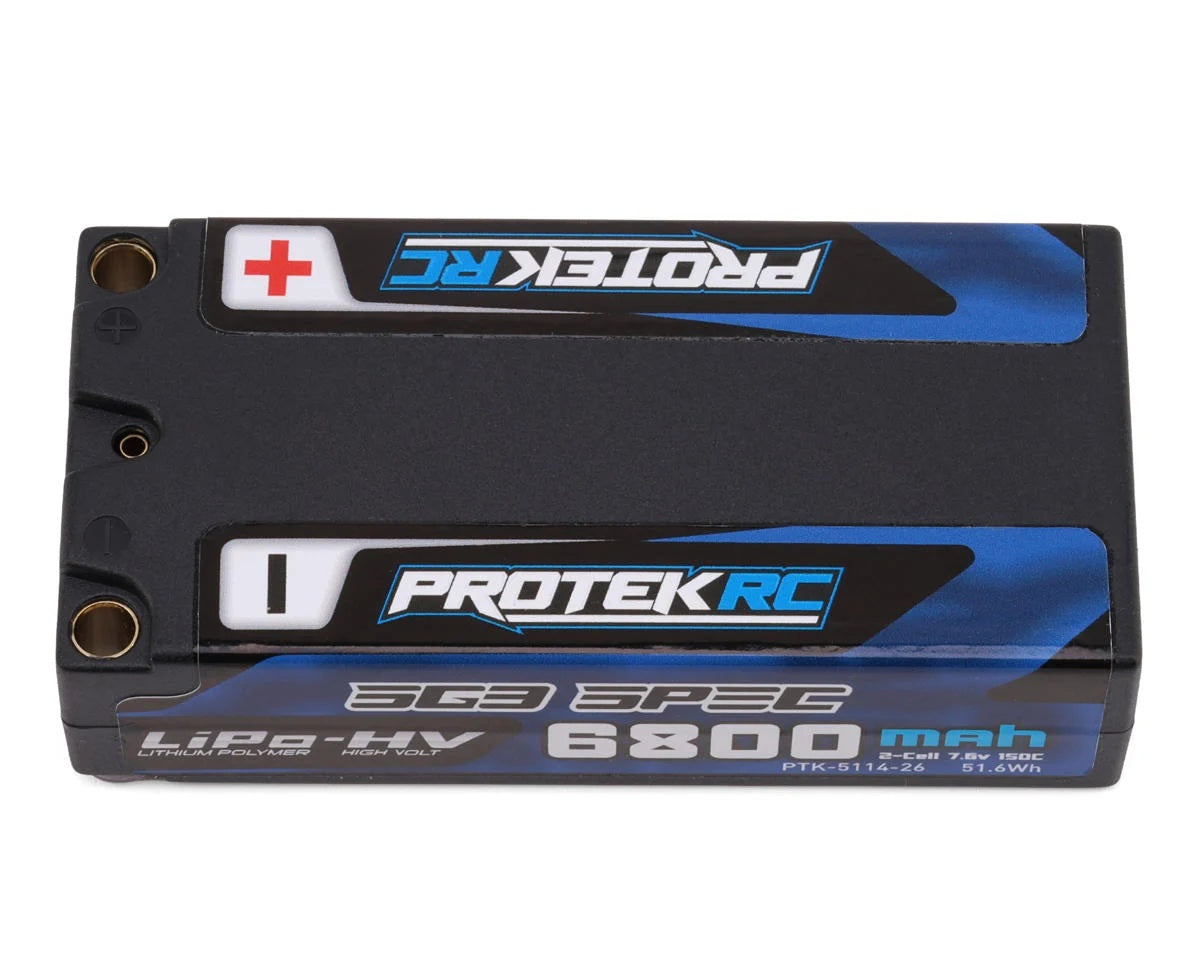 2S 150C Low IR SG3 HV Shorty LiPo Battery (7.6V/6800mAh) w/