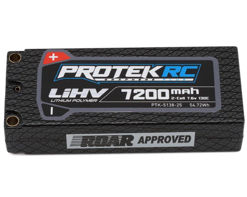 2S 130C Low IR Si-Graphene+ HV HV Mid-Sized LiPo Battery