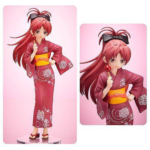 Puella Magi Madoka Magika Kyoko Sakura Yukata Version 1:8 Scale Statue Hover Image