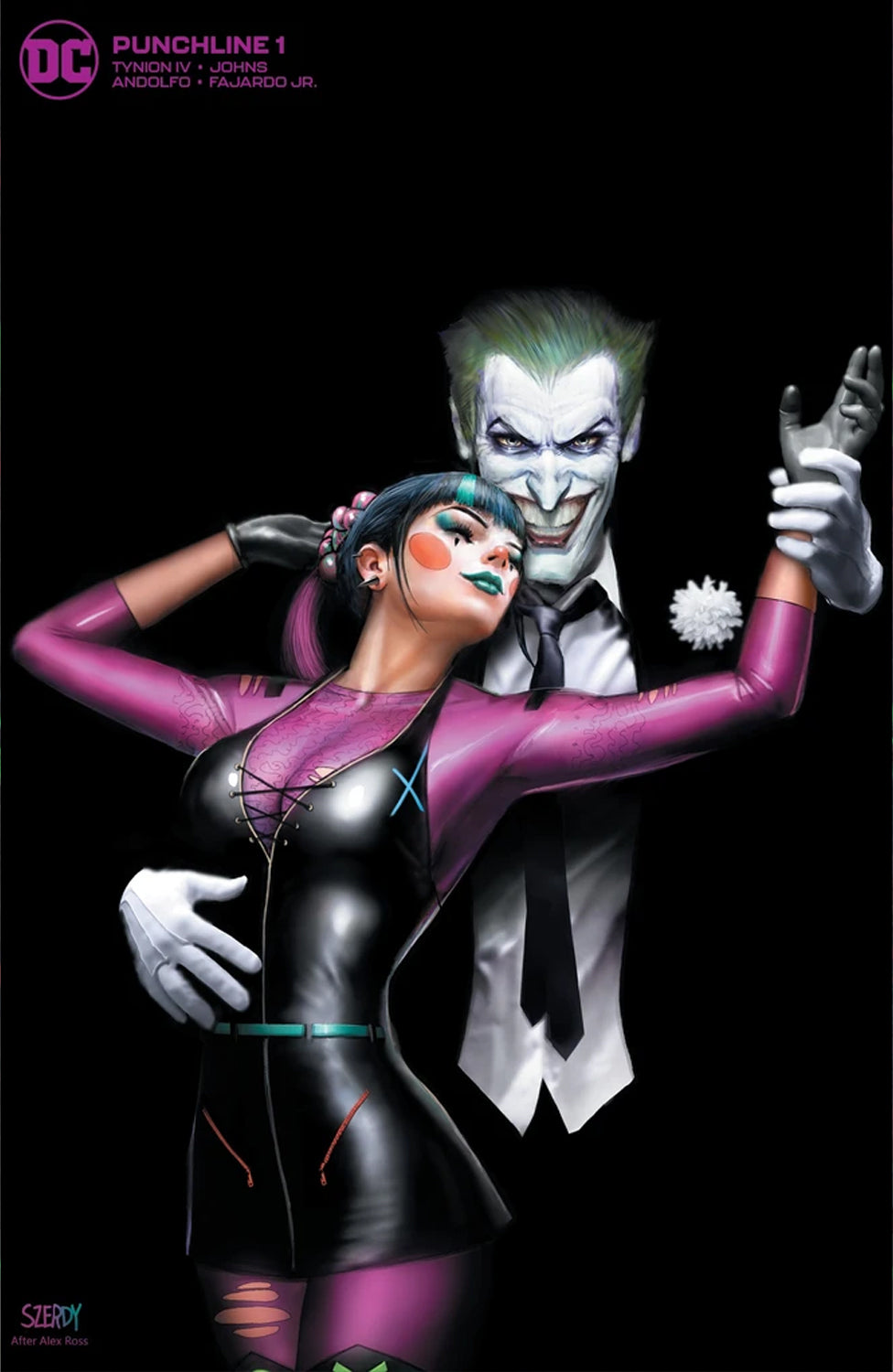 PUNCHLINE #1 (SZERDY MINIMAL TRADE DRESS EXCLUSIVE ALEX ROSS HOMAGE VARIANT) Main image