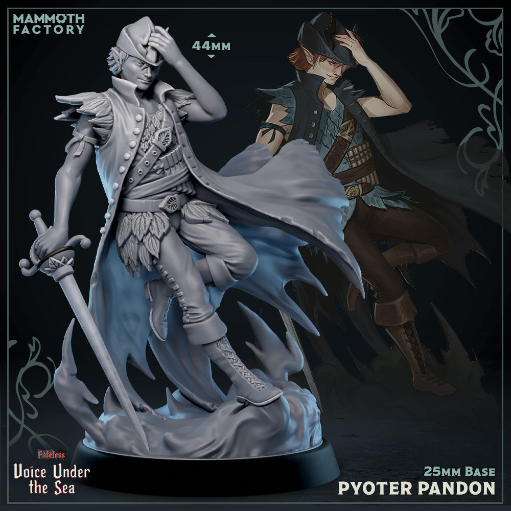 Pyotr Pandon, Prince of the Neverisles (Male Fey Rogue Pirate) Main image