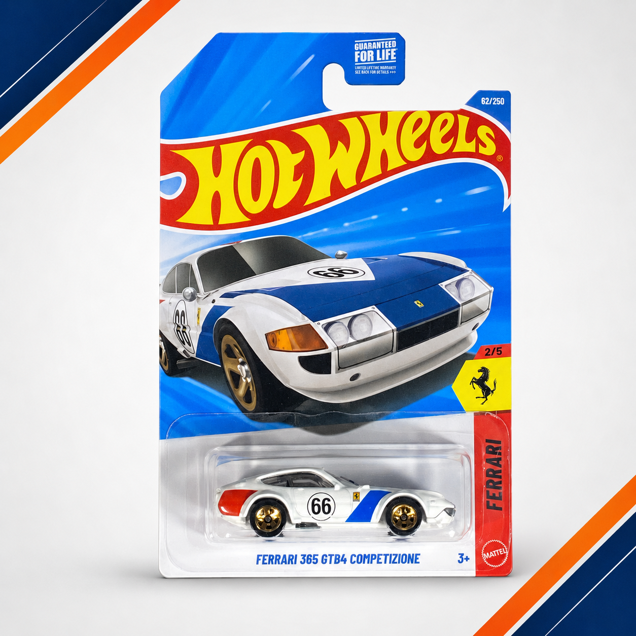 Hot Wheels Ferrari 365 GTB4 Competizone | Ferrari Series 2/5 - 62/250 Main image