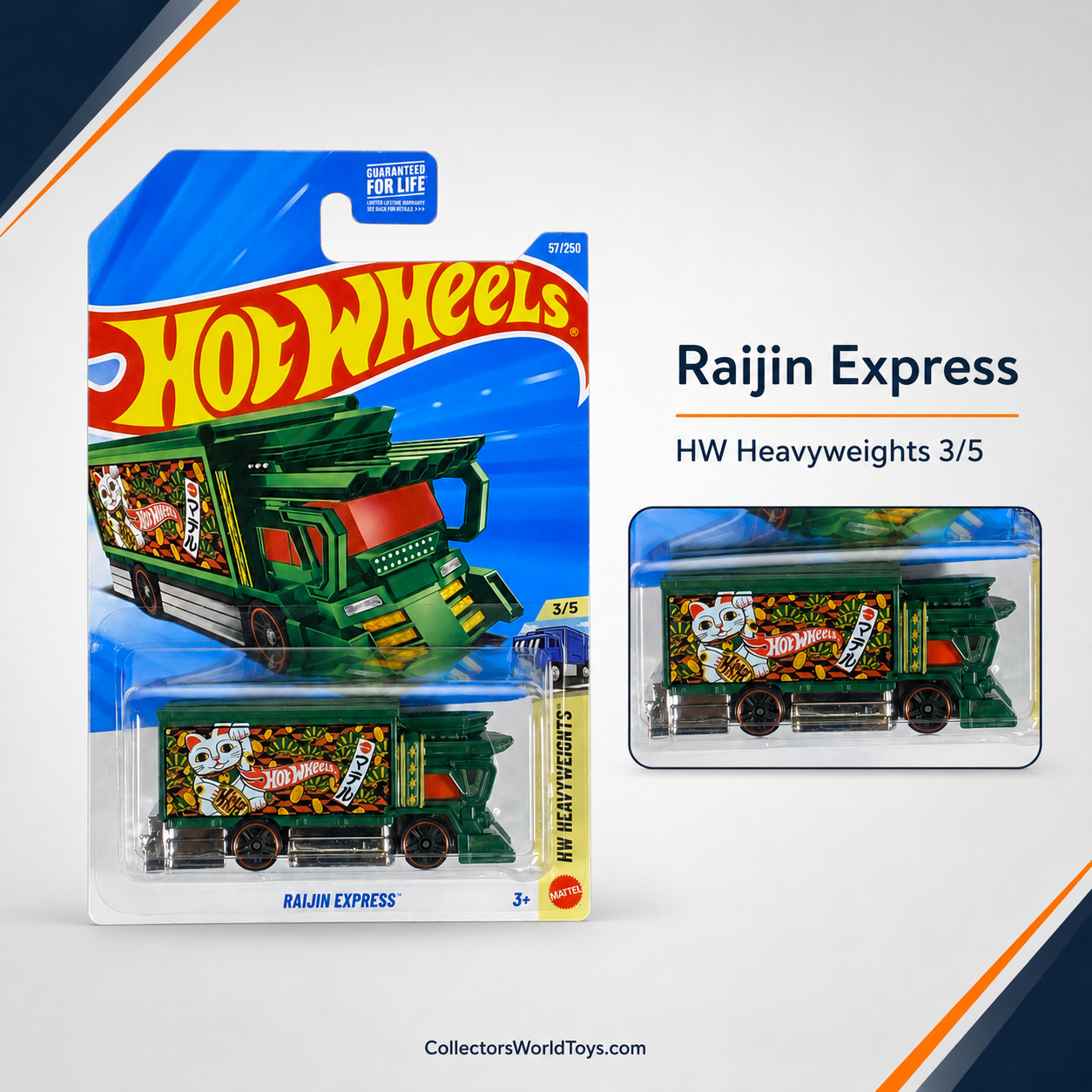Hot Wheels Raijin Express | Heavy Weights Series 3/5 - 57/250