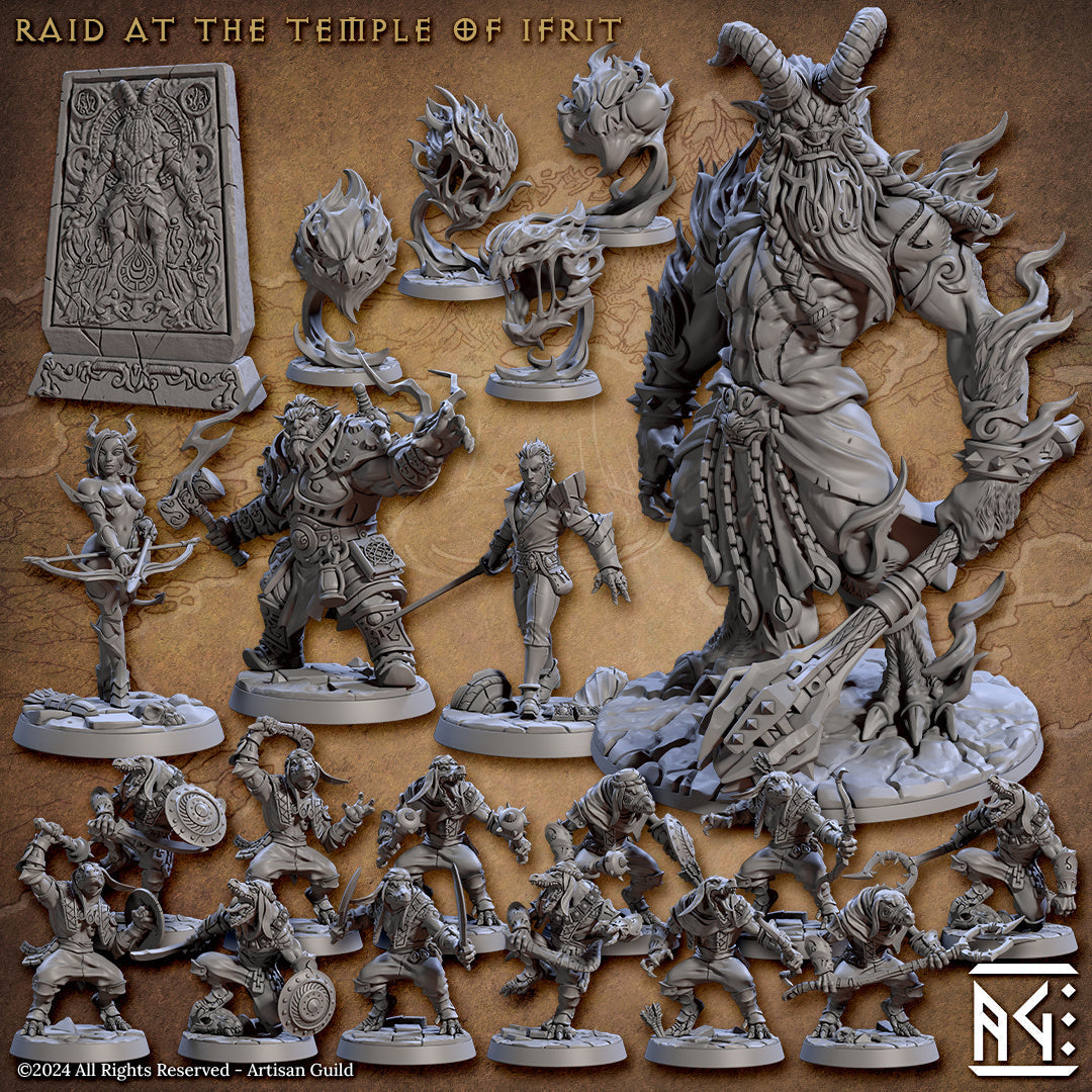 Raid at the Temple of Ifrit: Complete Set Main image